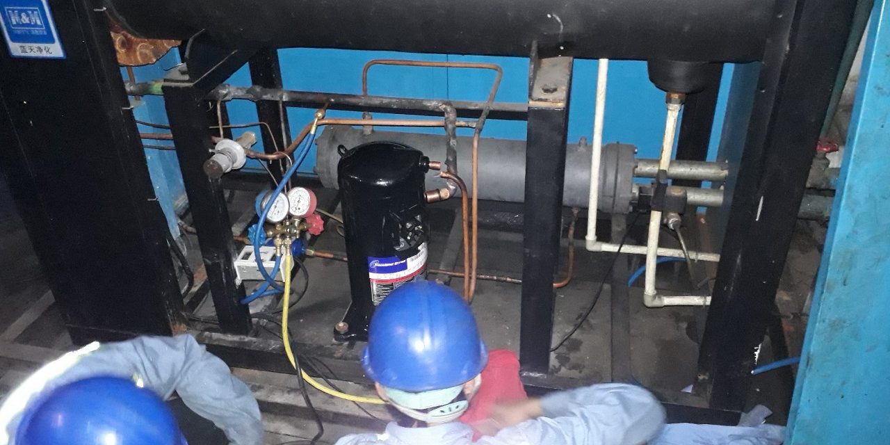 bảo trì hệ thống lạnh chiller tại Bình Dương