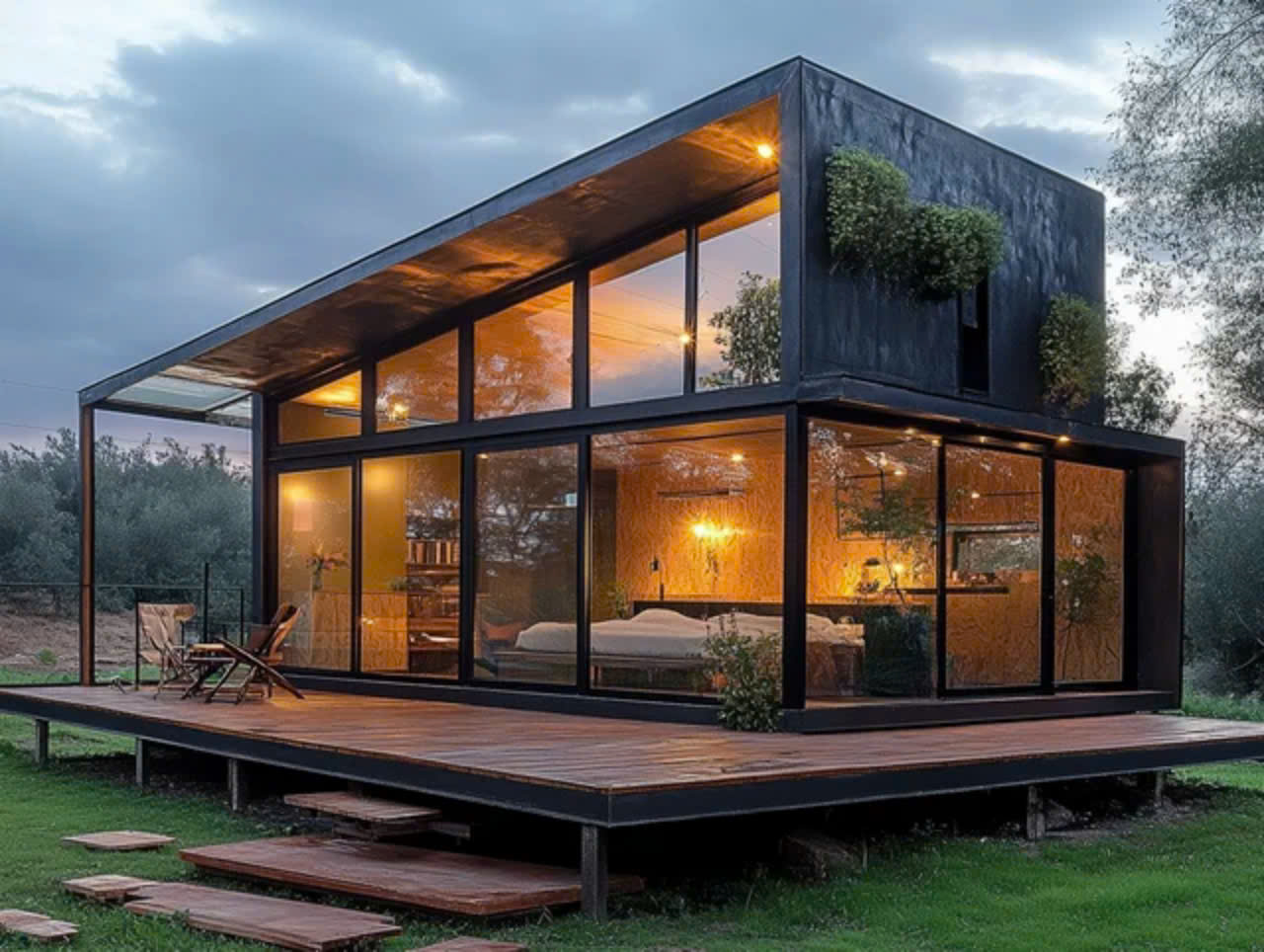 Các Mẫu Nhà Lắp Ghép Cafe Container Hiện Đại - Sang Trọng - Tiết Kiệm