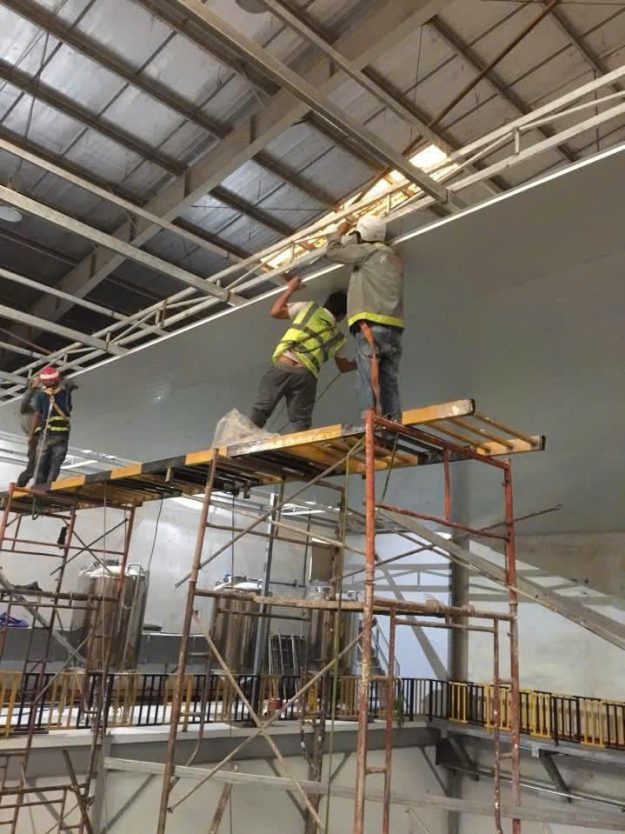 Sản Xuất Lắp Đặt Panel Rockwool Cách Nhiệt Cho Môi Trường Nhiệt Độ Cao